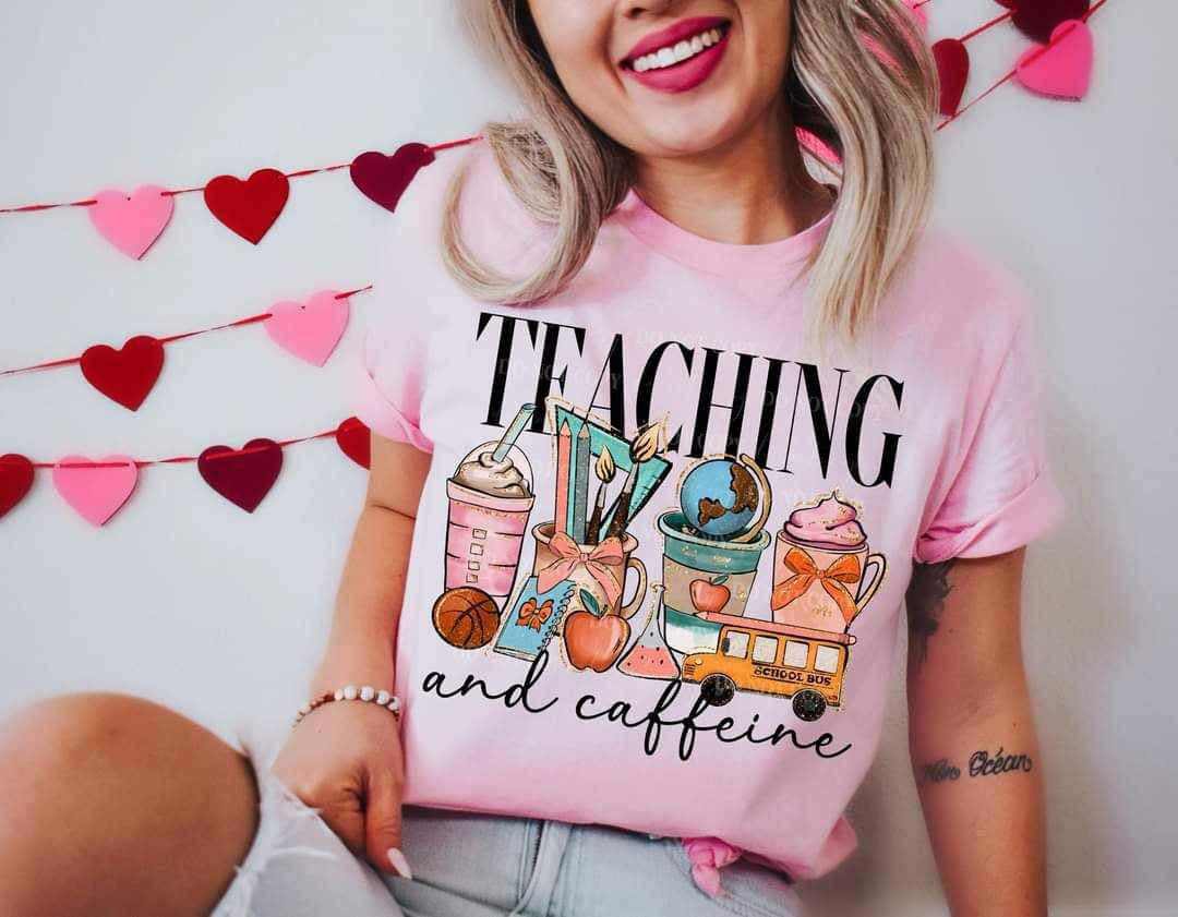 Teaching and caffeine (LYTTLE) 67856 DTF transfer