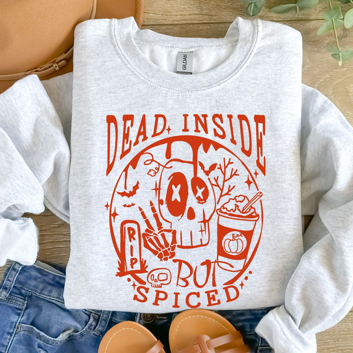 Dead Inside Orange-38467-DTF transfer