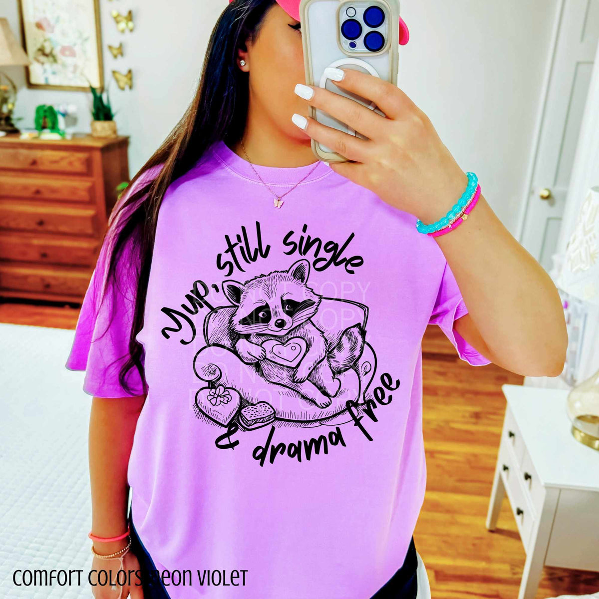 Yup still single & drama free (CSG) 80133 DTF transfer