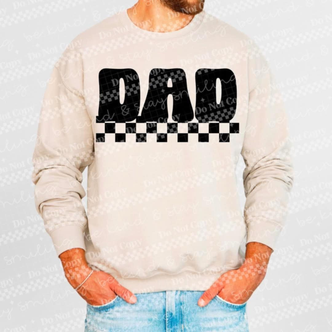 Dad black font (CMLD) 97275 DTF transfer