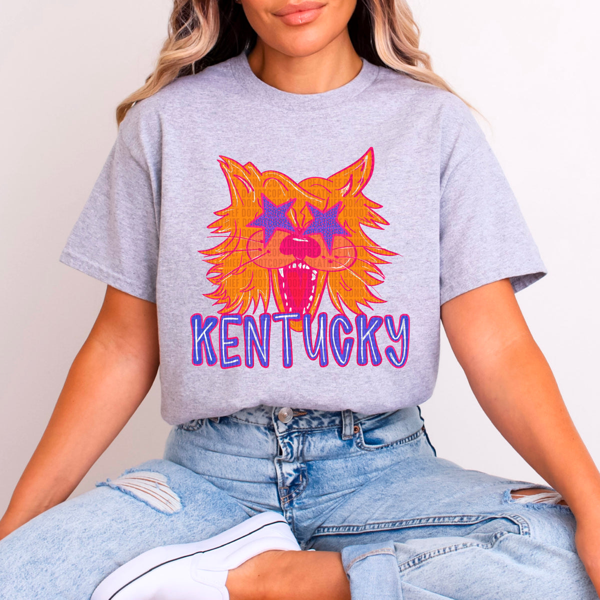 Kentucky purple font 93767 DTF transfer