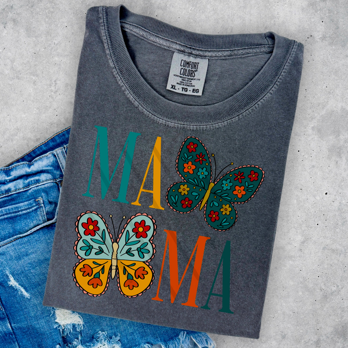 Mama butterflies scarlow 110184 DTF transfer