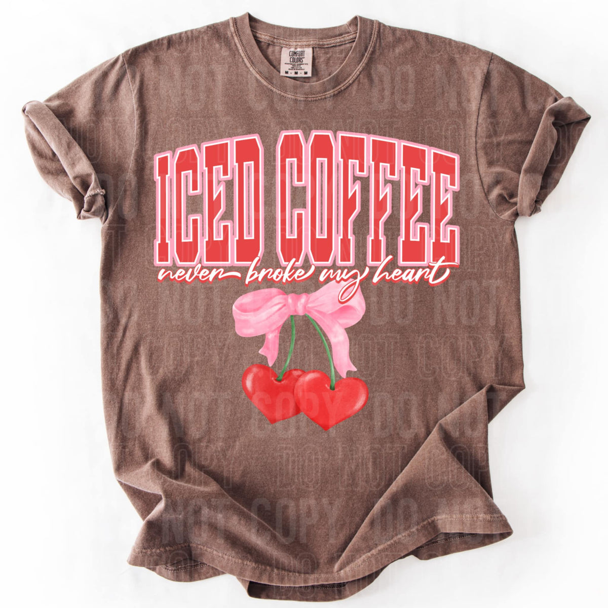 Iced coffee cherries (SBB) 92044 DTF transfer