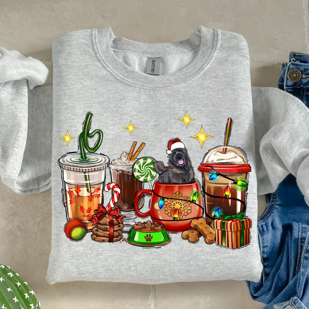 Christmas Coffee Cups-38560-DTF transfer