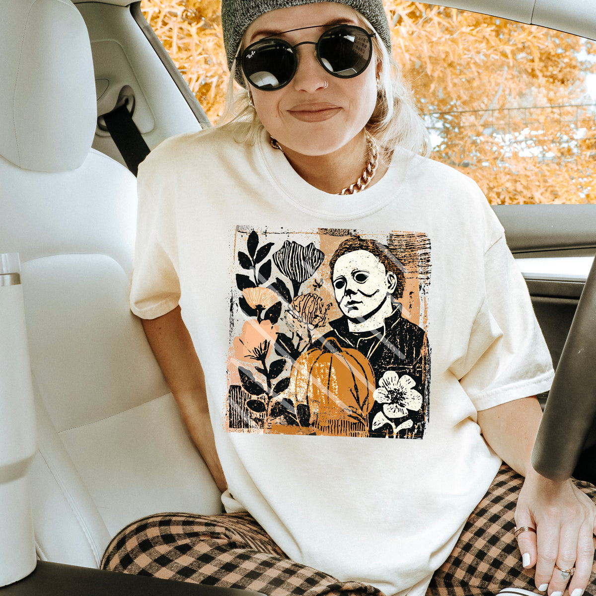 Abstract Florals Mike 110841 DTF transfer