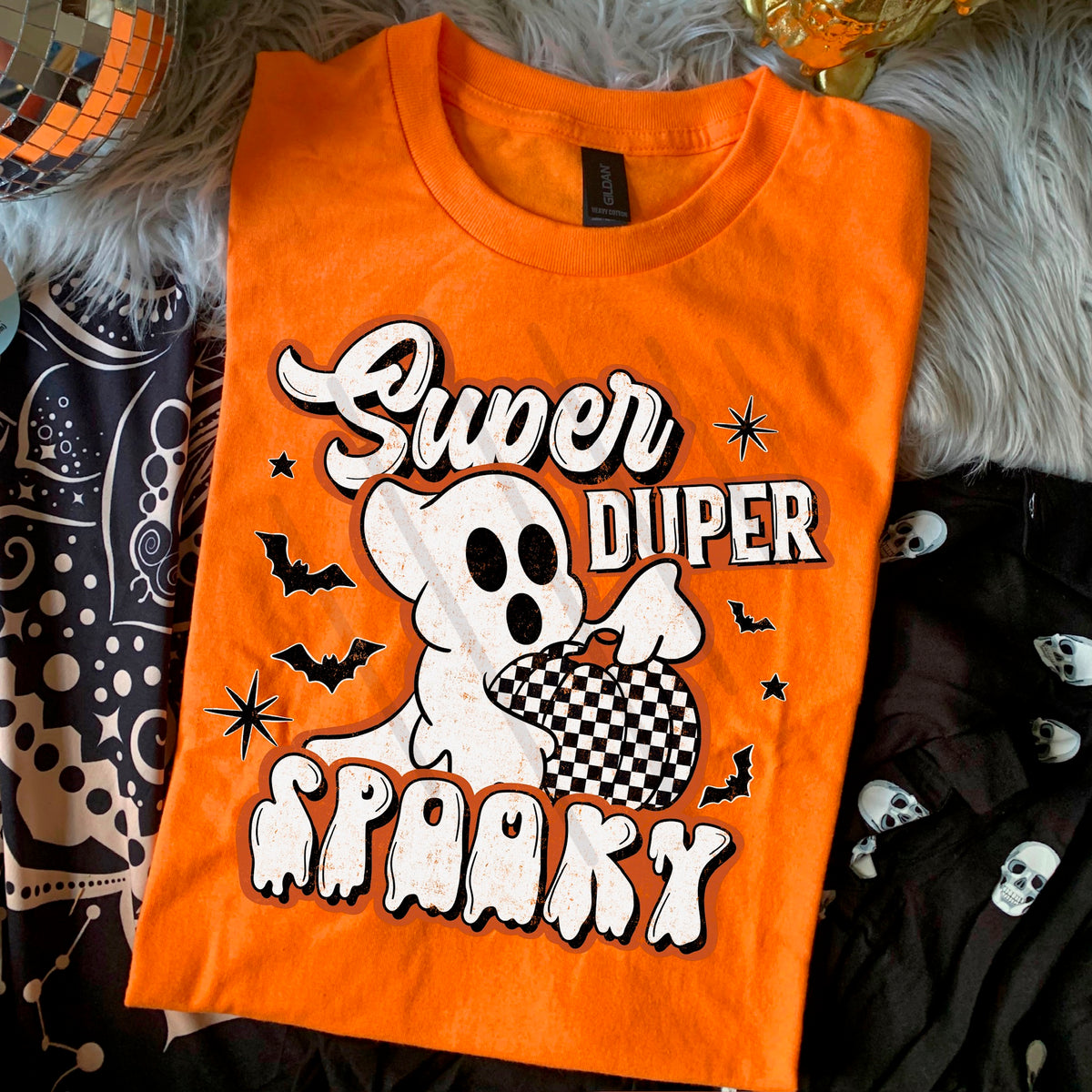 Super Duper Spooky Ghost Scarlow 110353 DTF transfer