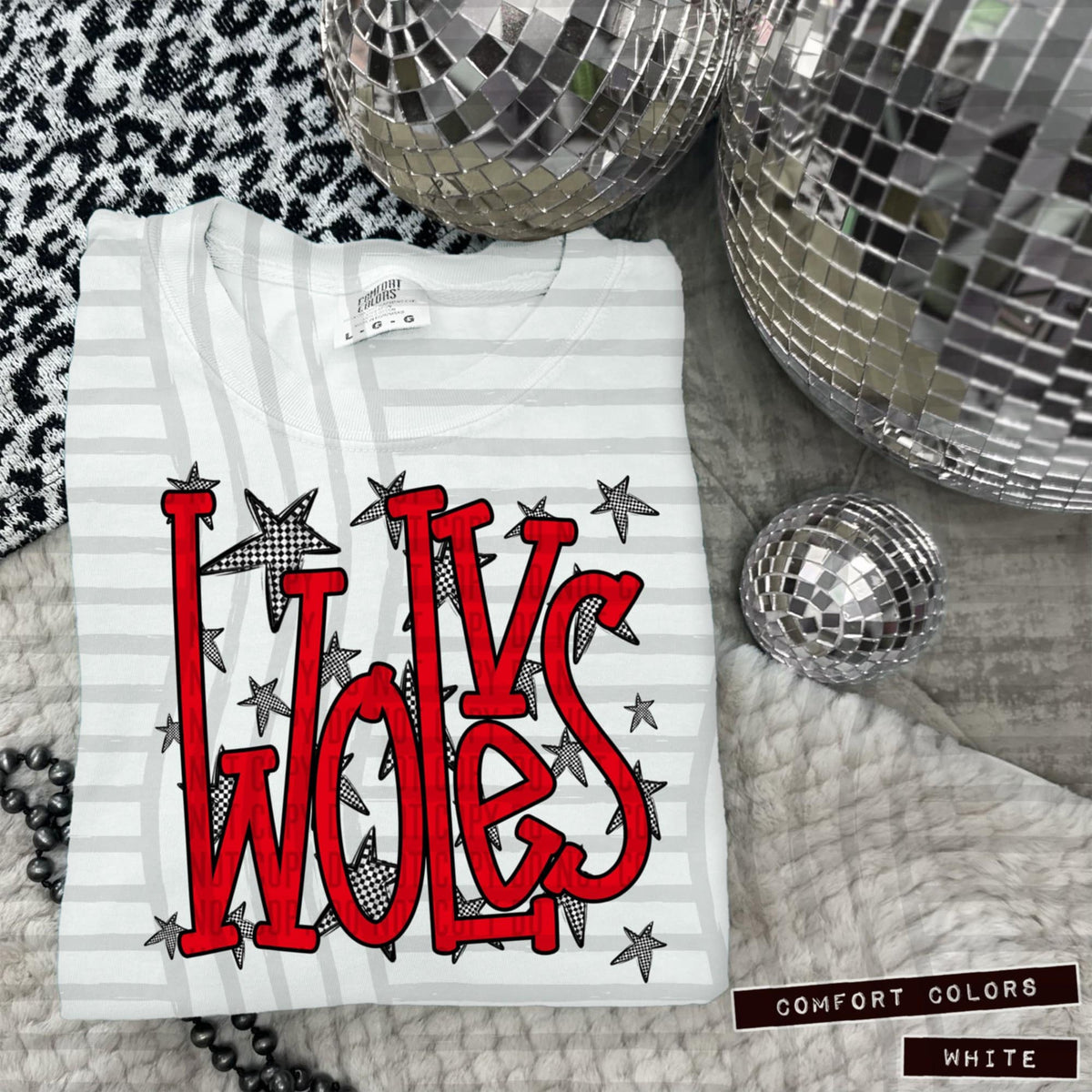 Red Staggered Mascots (Caplinger)