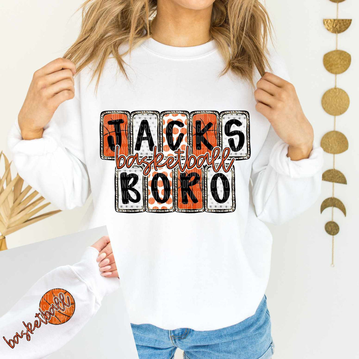 Jacksboro Basketball FRONT (Caplinger) 82867 DTF transfer