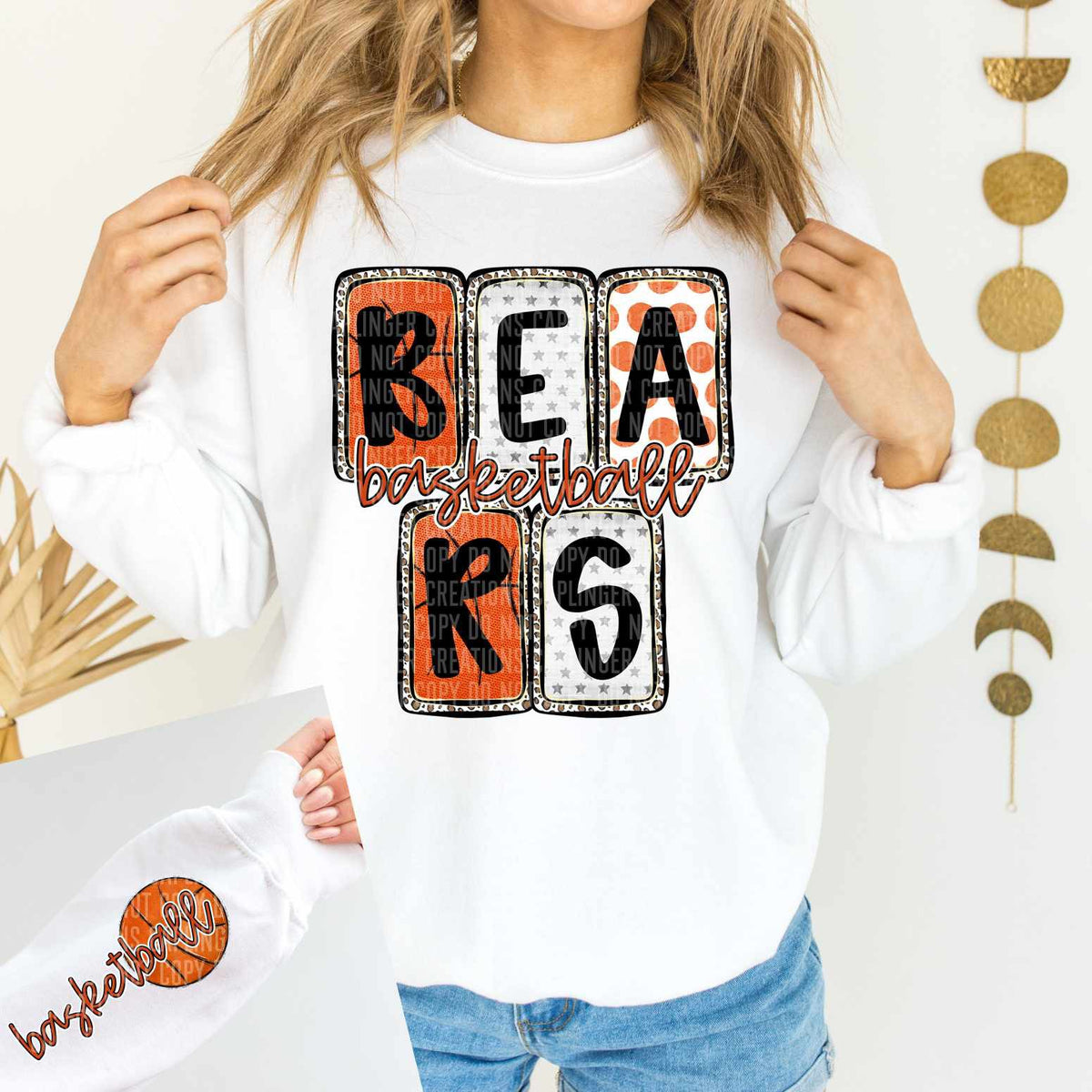 Bears Basketball FRONT (Caplinger) 82868 DTF transfer