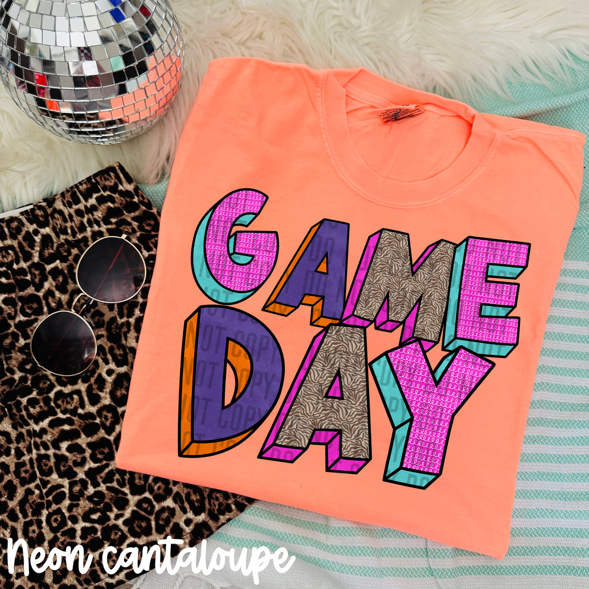 game day purple blocks (caplinger) DTF transfer (Copy)
