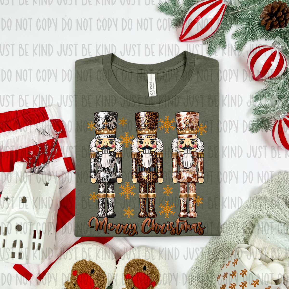 Leopard & Cowhide Nutcrackers (RD) 72273 DTF Transfer