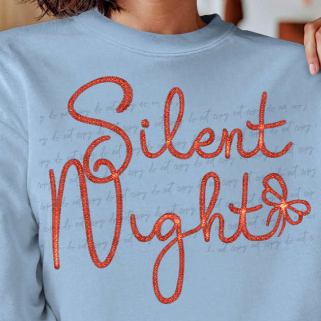 Silent Night (FRONT ONLY) 117312 DTF Transfer