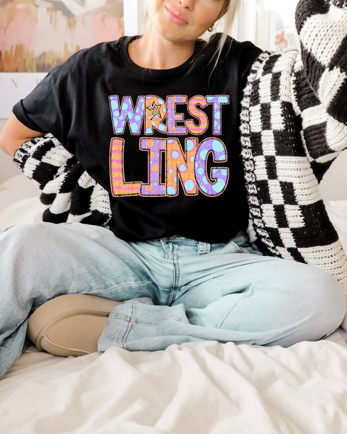 Wrestling springy (Caplinger) DTF transfer