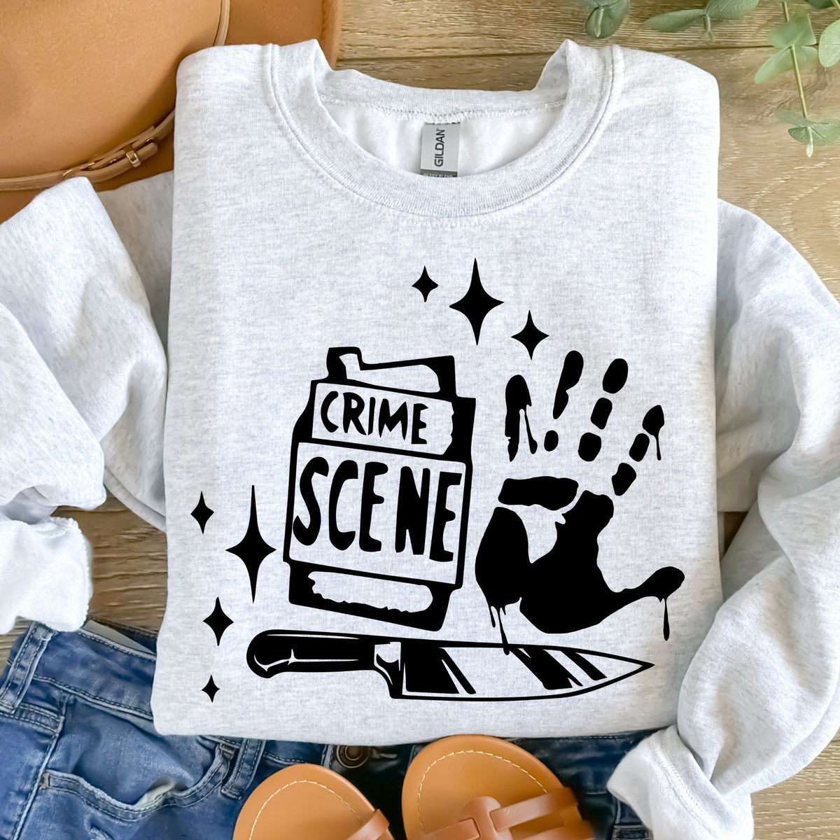 Crime Scene Black-38480-DTF transfer