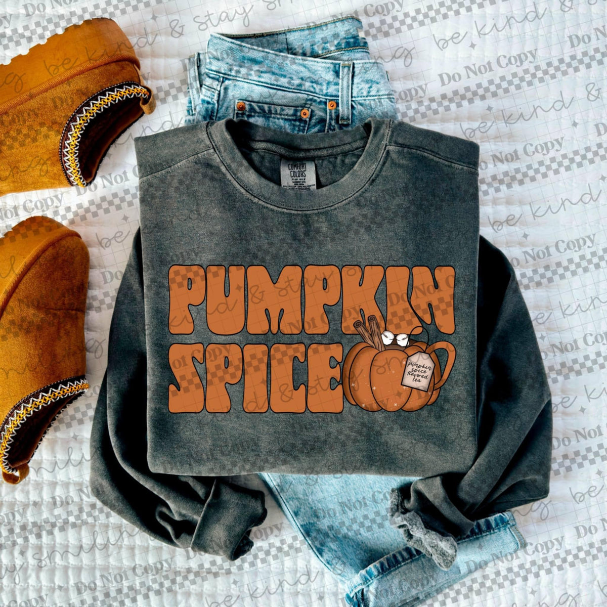 Pumpkin spice 106010 DTF transfer