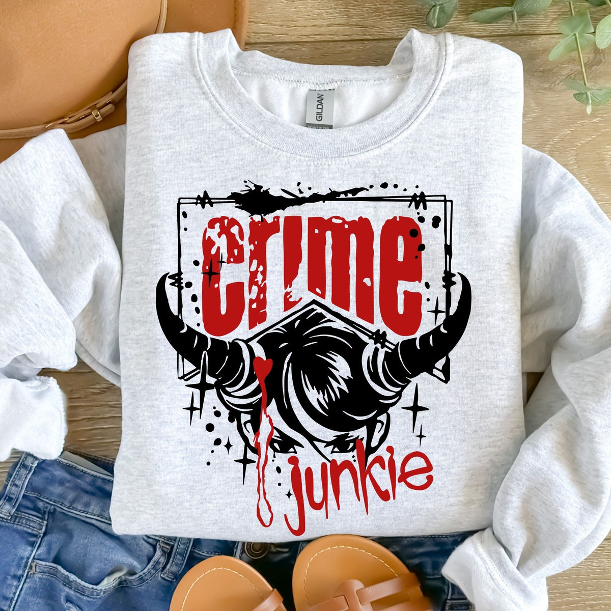Crime Junkie-38482-DTF transfer