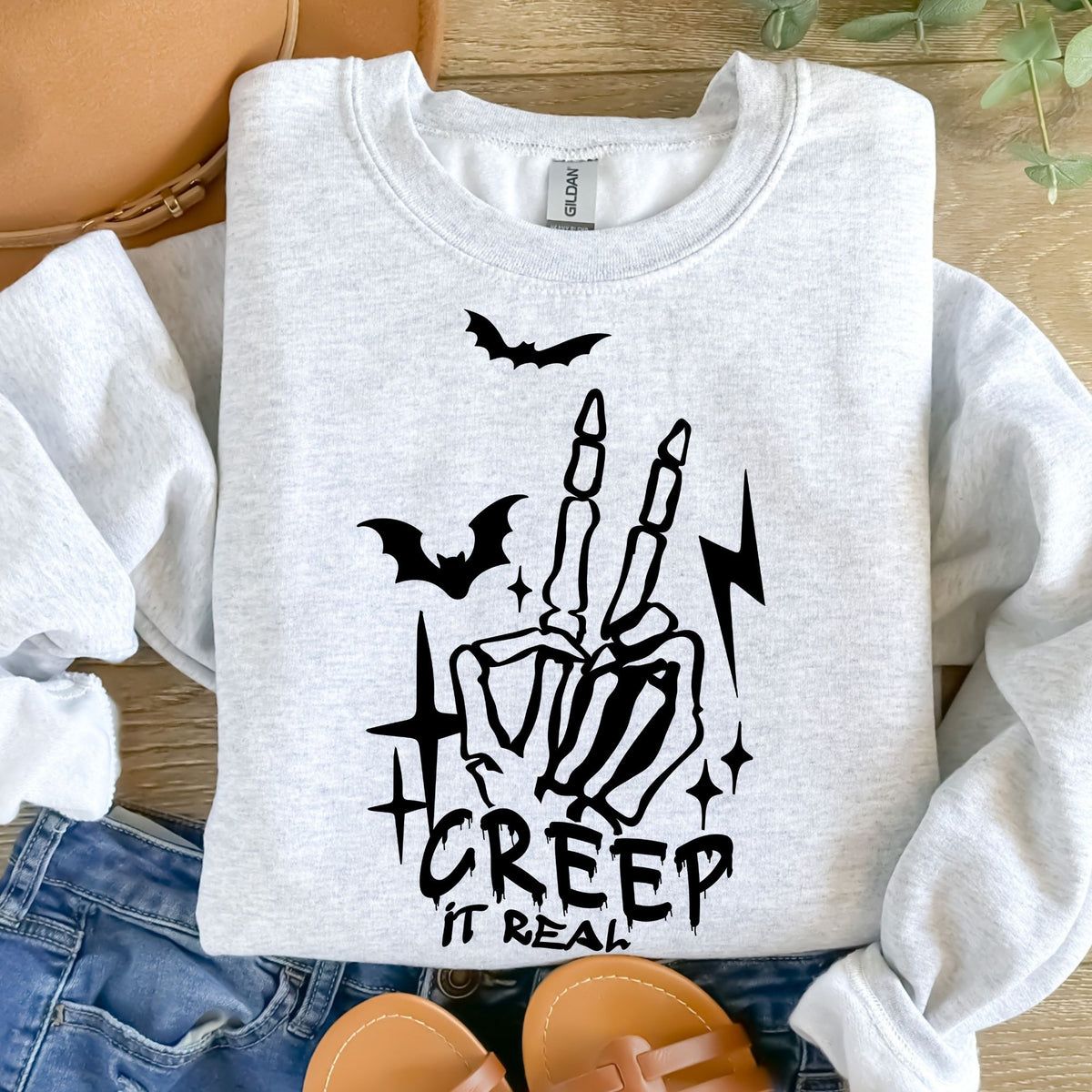 Creep it real Black-38484-DTF transfer