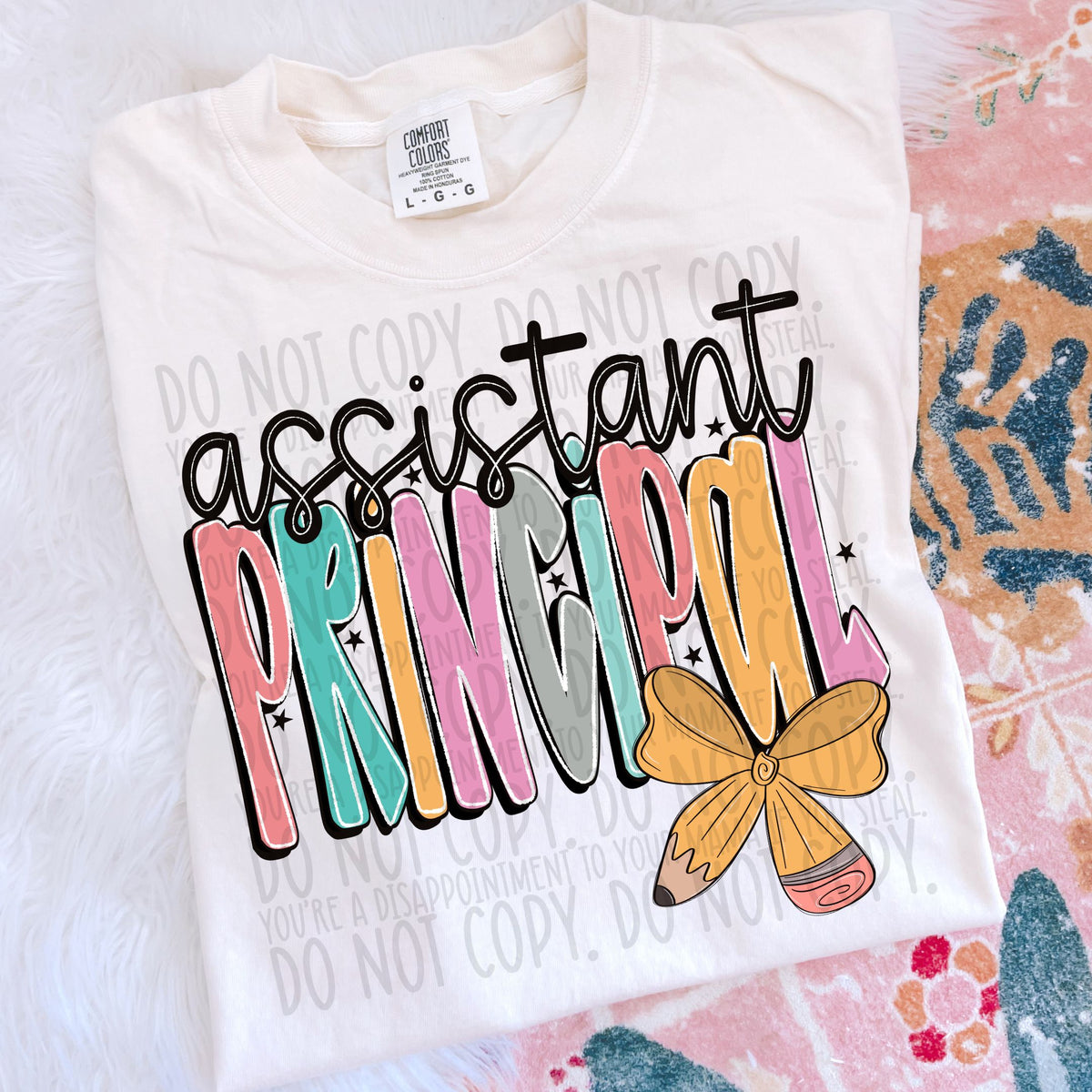 Assistant Principal pencil bow (SWD) DTF transfer