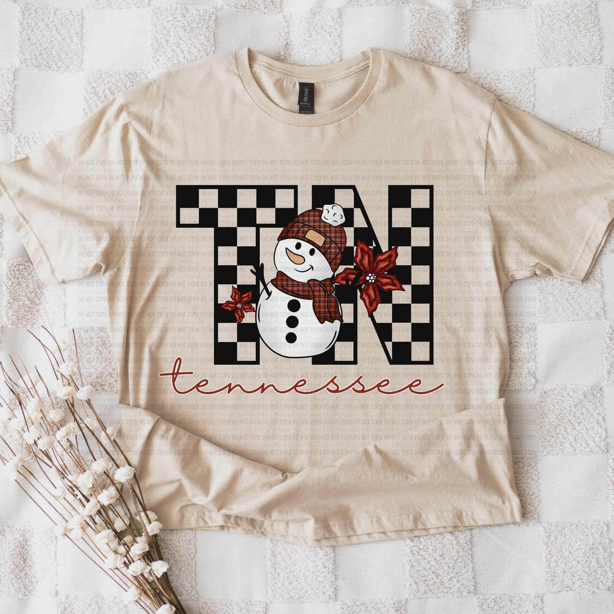 Tennessee snowman checker (REVEL) DTF Transfer