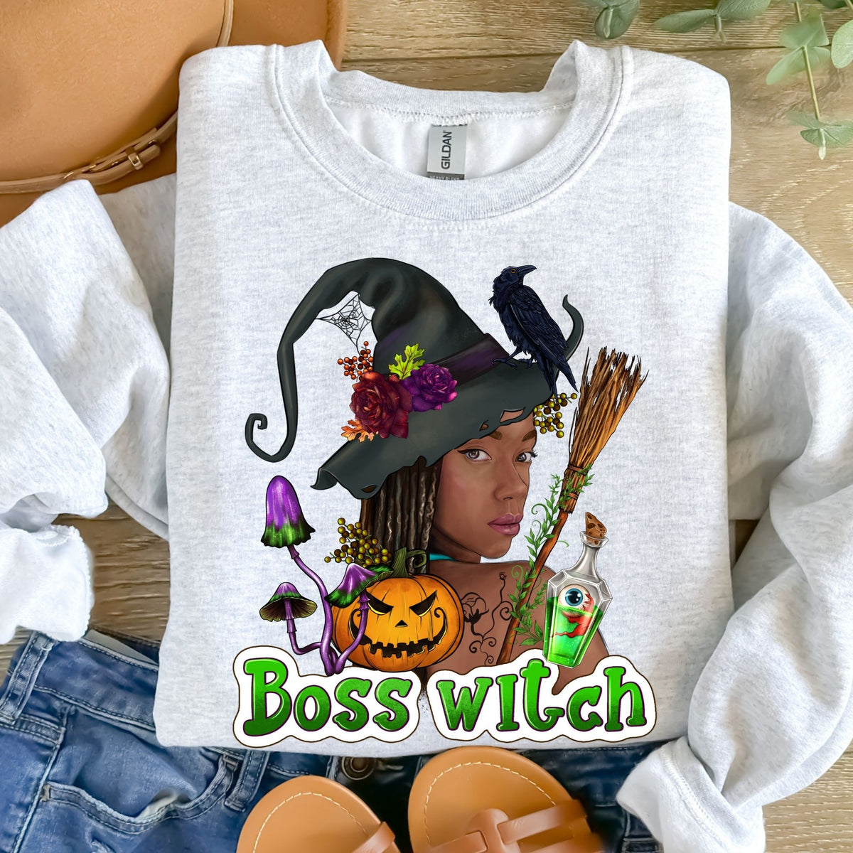 Boss Witch-38489-DTF transfer