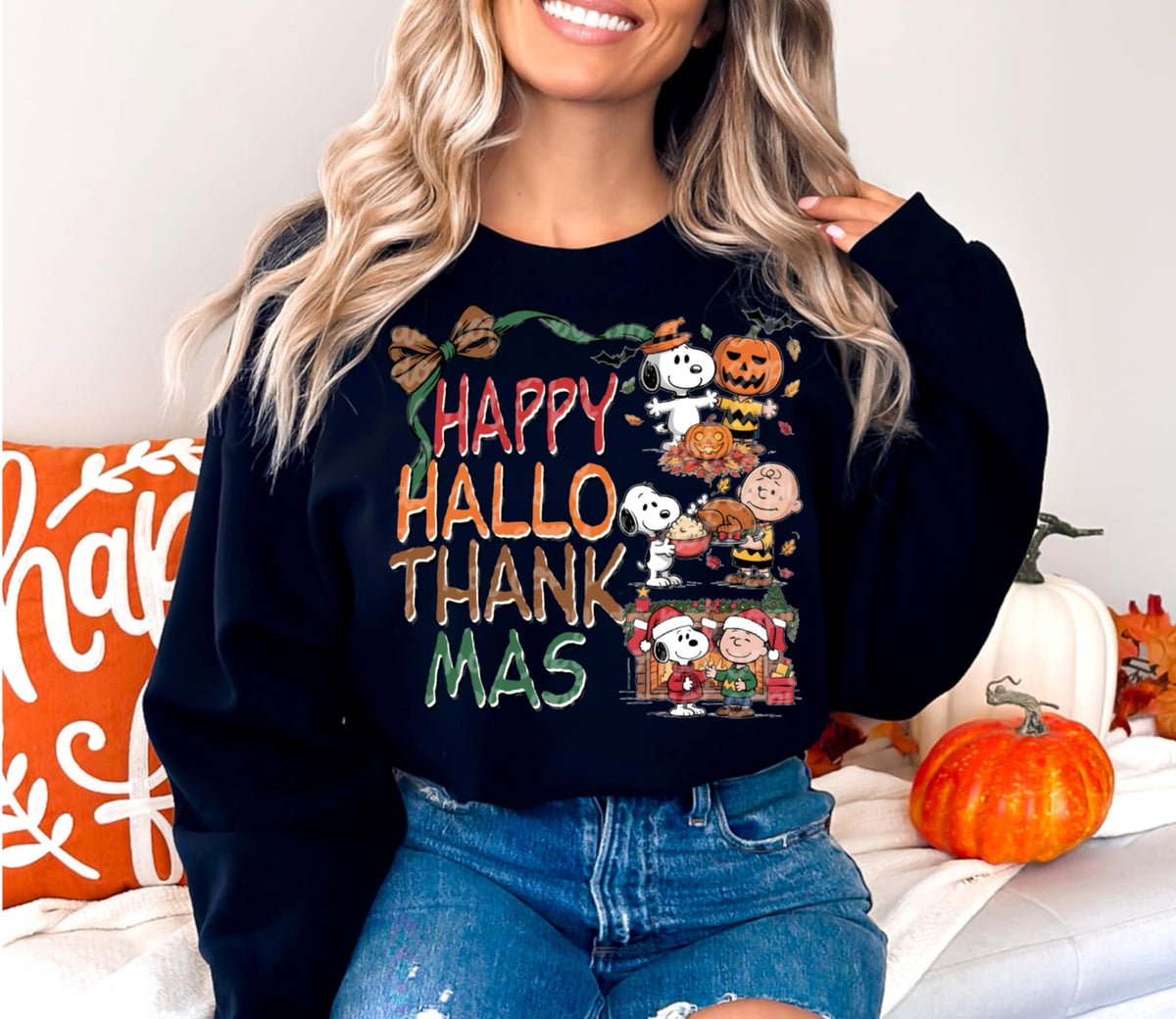 HalloThanksmas peanut (renewed) DTF transfer