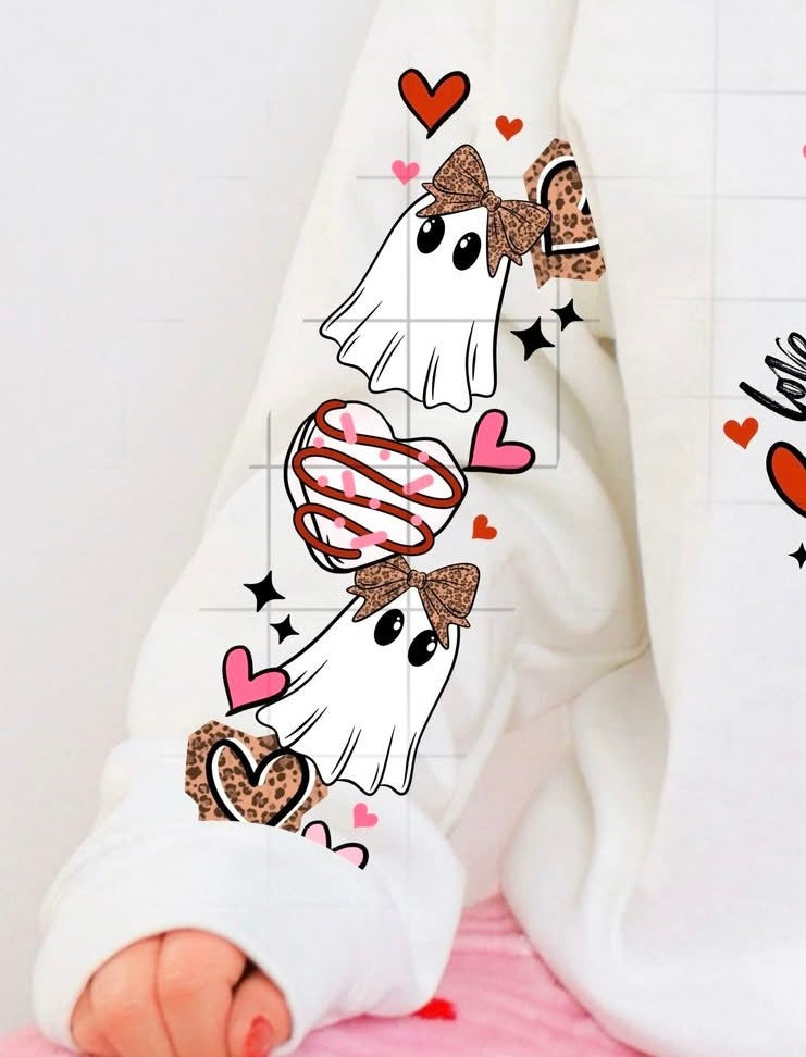 Ghost leopard bow (SET OF TWO SLEEVES) (CSC) DTF transfer