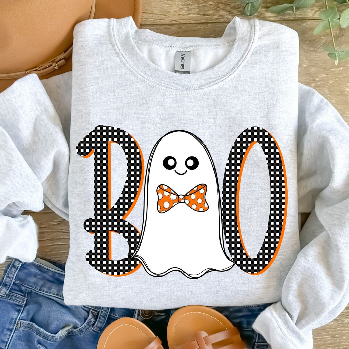 Boo Bow Tie-38488-DTF transfer