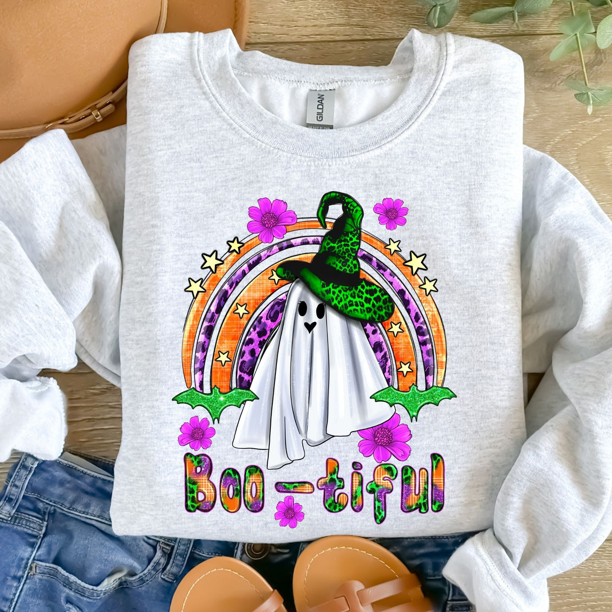 Boo-tiful Ghost-38492-DTF transfer
