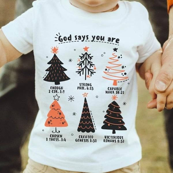 God says you are trees (KARTA) 62897 DTF transfer