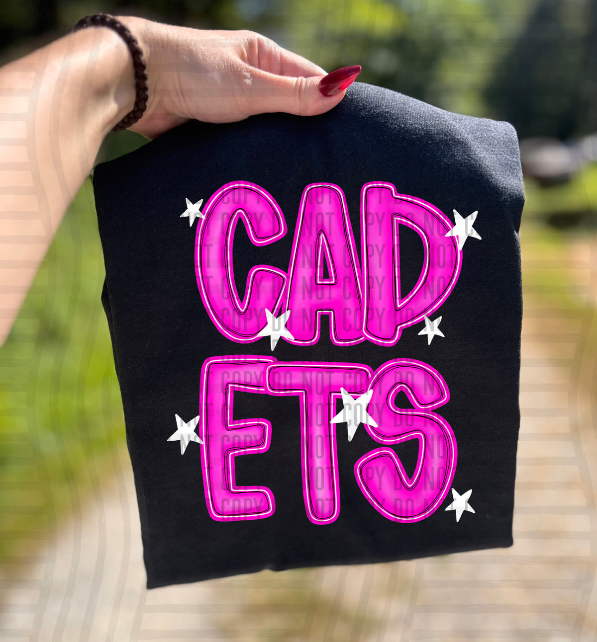 Cadets Pink And Preppy Split 112866 DTF transfer