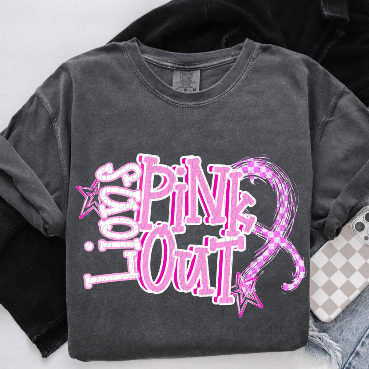Lions Pink Out (city) DTF Transfer