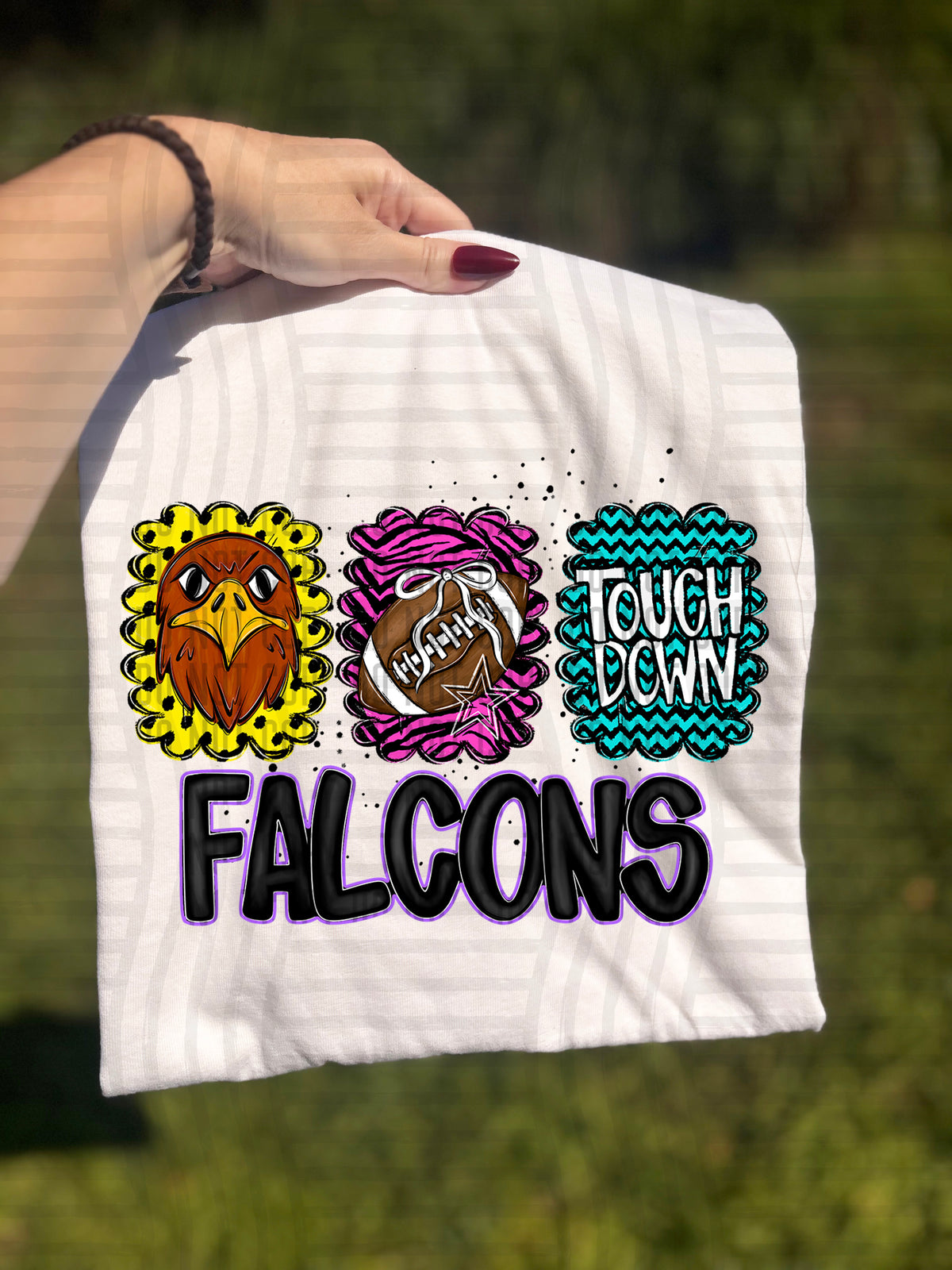 Falcons Preppy Bright Trio (Caplinger) 113080 DTF transfer