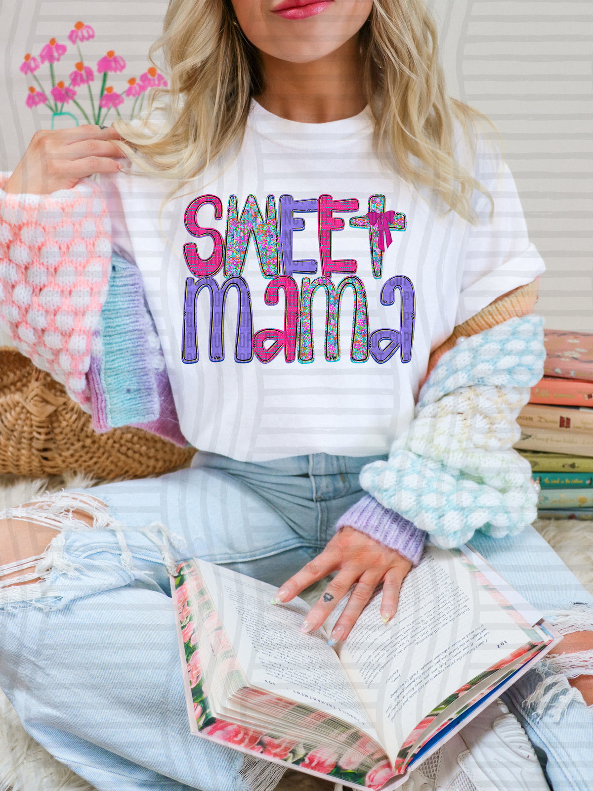 sweet mama pastel colors (Caplinger) DTF Transfer