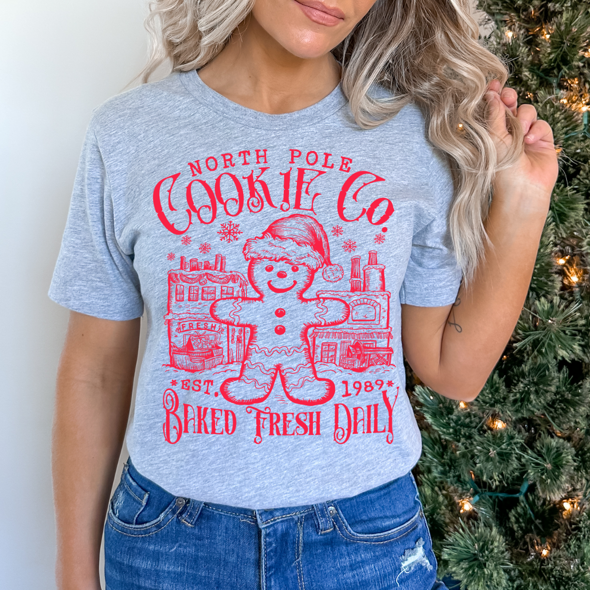 North Pole Cookie Co. (RED) 68366 DTF Transfer