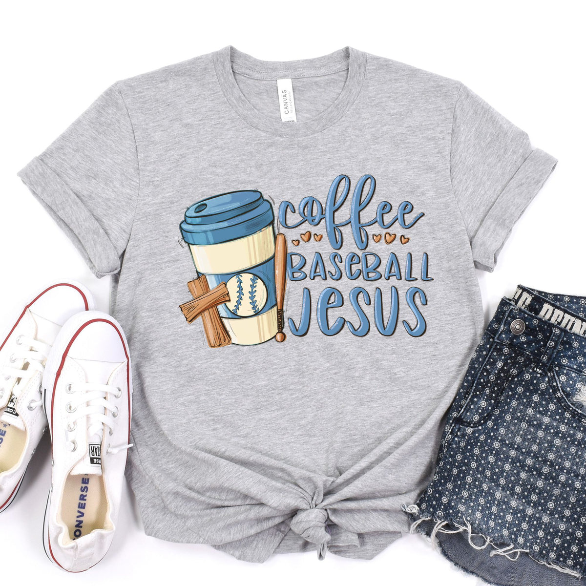 Coffee Baseball Jesus-47172-DTF transfer