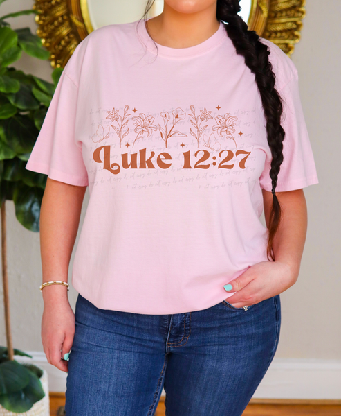 Luke 12:27  28763 DTF Transfer