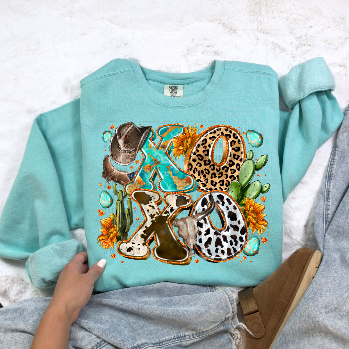 XOXO Western Valentine  (RD) 78895 DTF Transfer