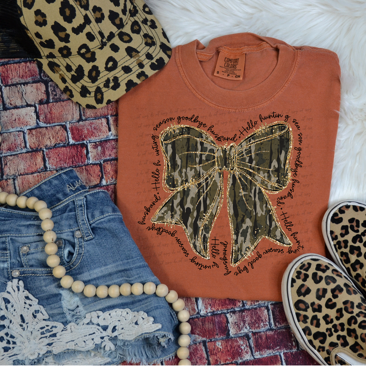 Camo Bow 68222 DTF Transfers