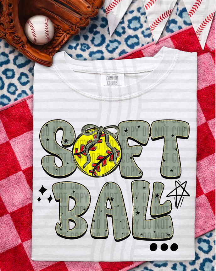 Softball Sage (Caplinger) DTF Transfer