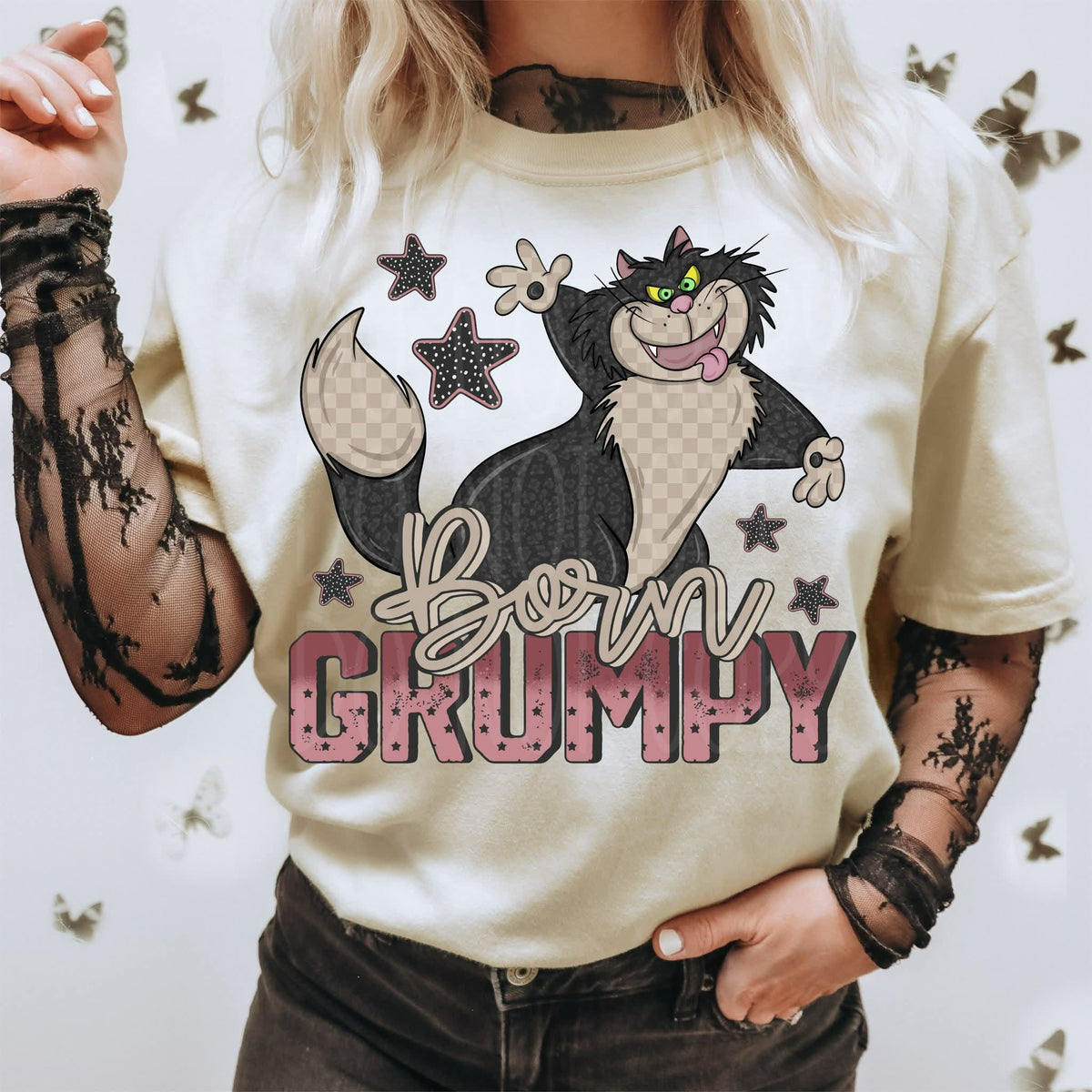 Born Grumpy (c’s) DTF transfer