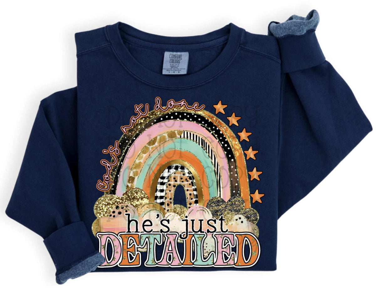 He’s just detailed rainbow EXCLUSIVE DTF Transfer