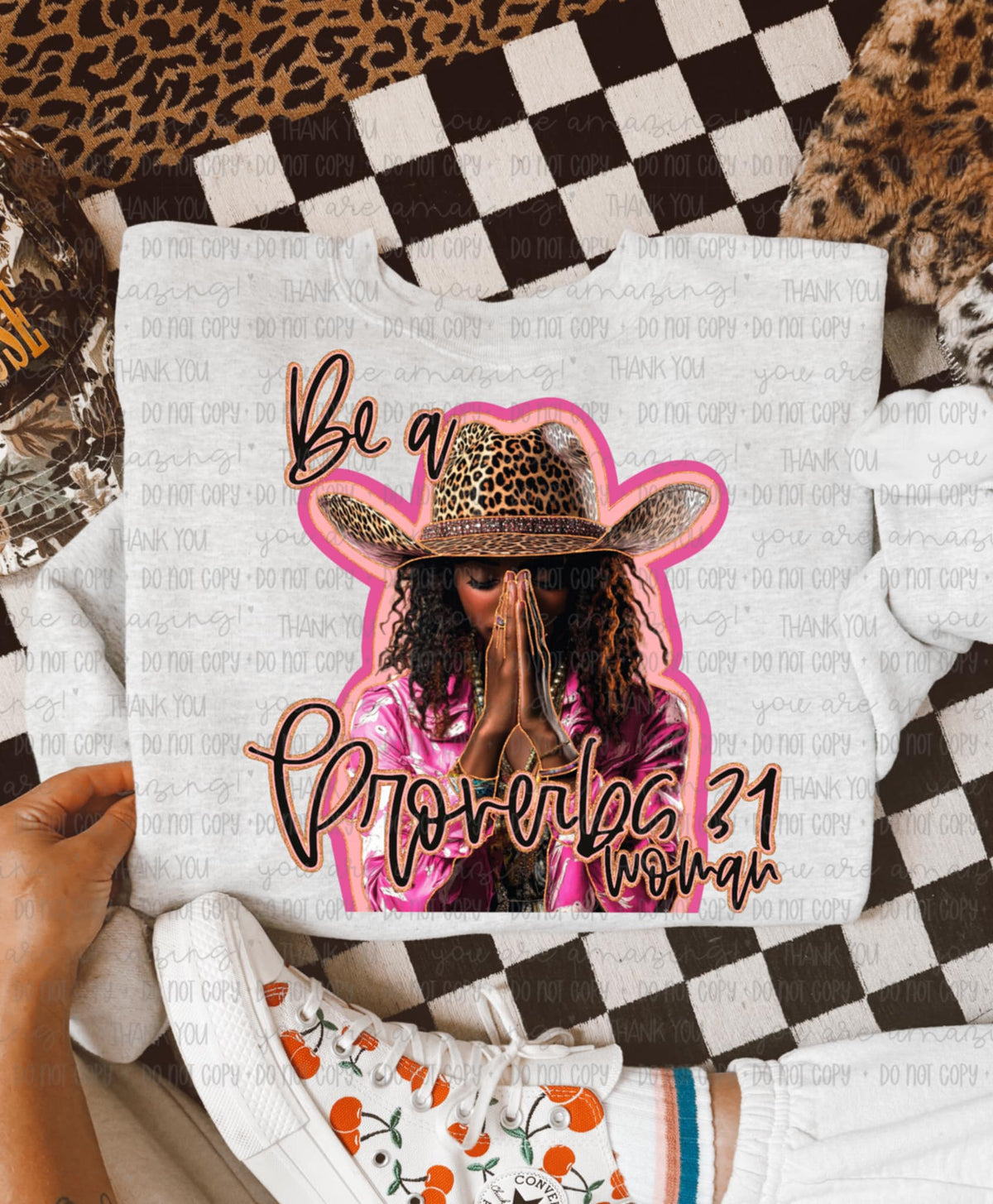 Be a proverbs 31 woman dark 94584 DTF transfer