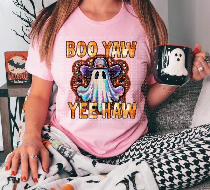 Boo yaw yee haw (DDD) 55208 DTF transfer