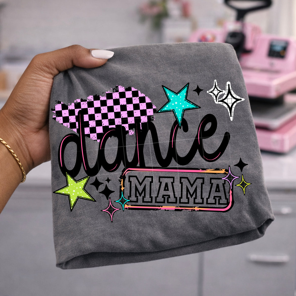 Dance Mama colorful with stars (CSC) DTF Transfer