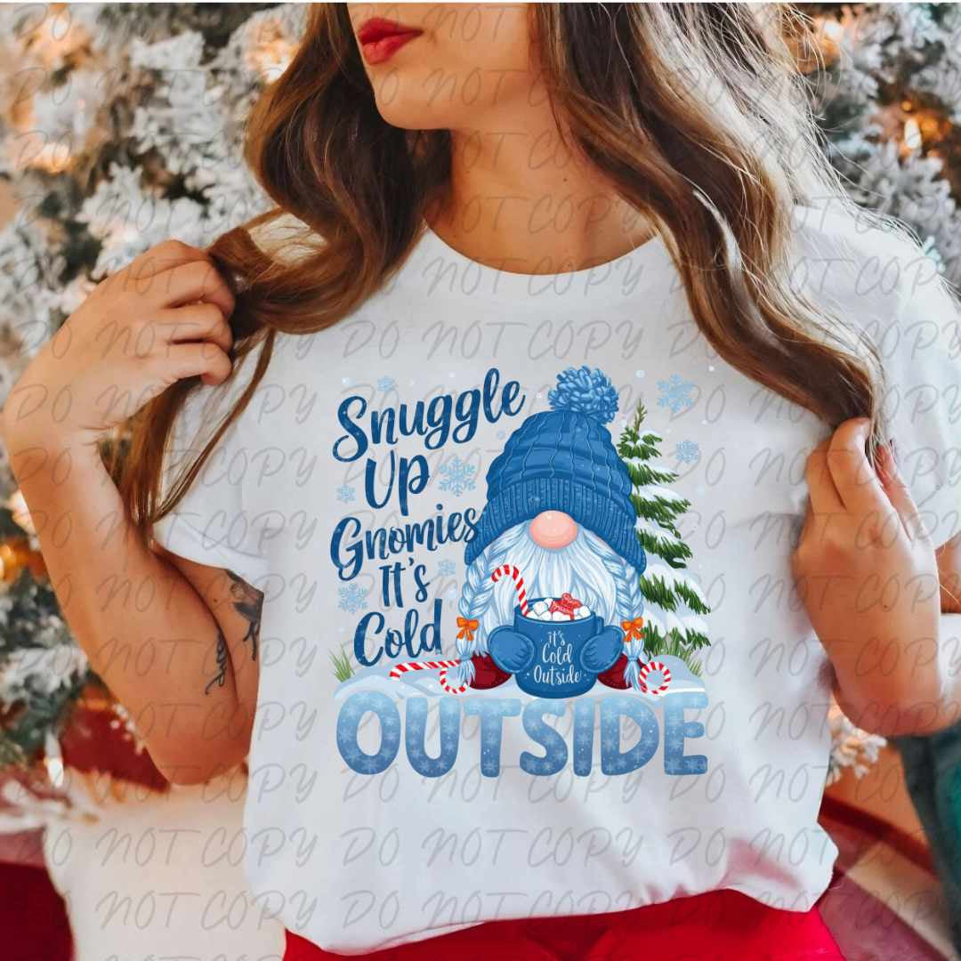 Snuggle up gnomies it’s cold outside (vintage) 67313 DTF transfer