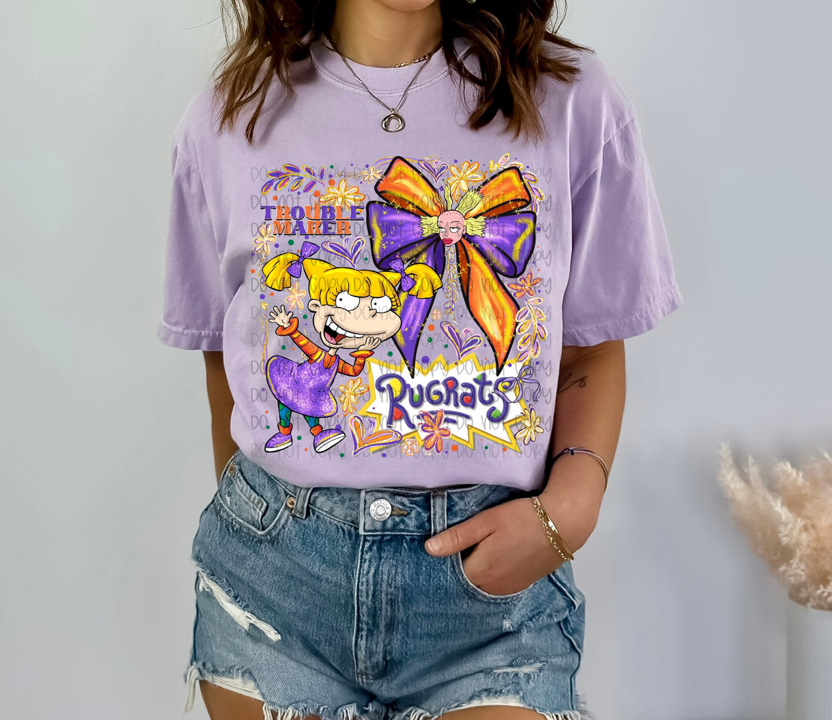 Trouble maker rat collage (SSD) DTF transfer