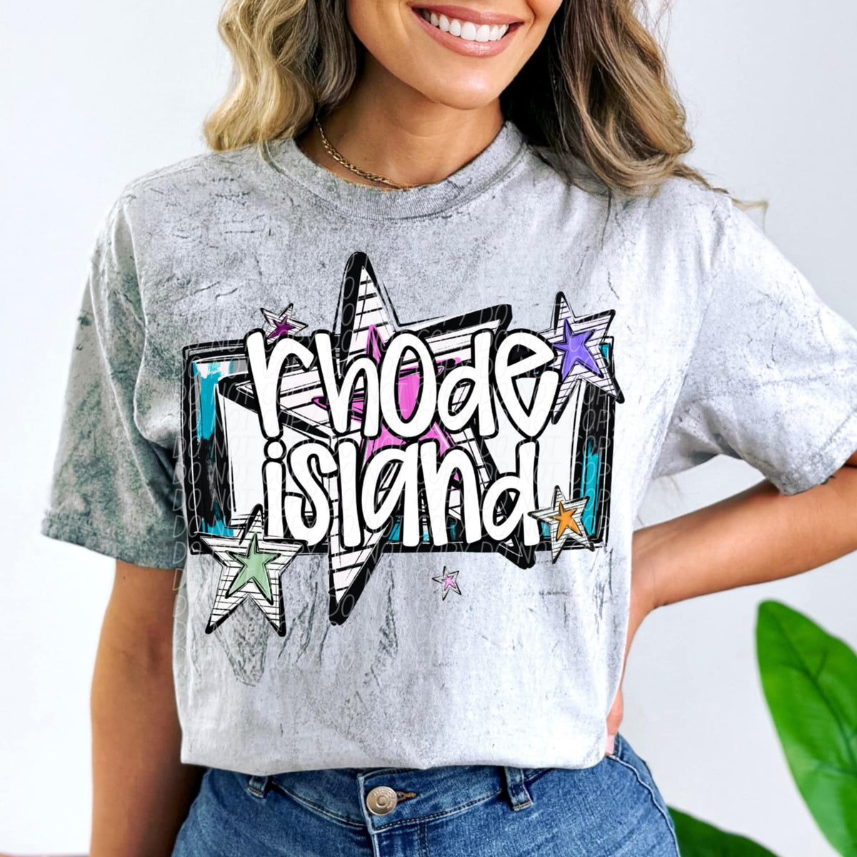 Rhode Island stars (CITY) 85394 DTF transfer