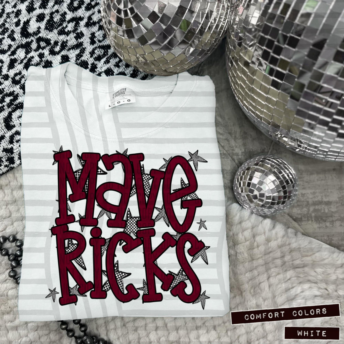 Maroon Staggered Mascots (Caplinger)