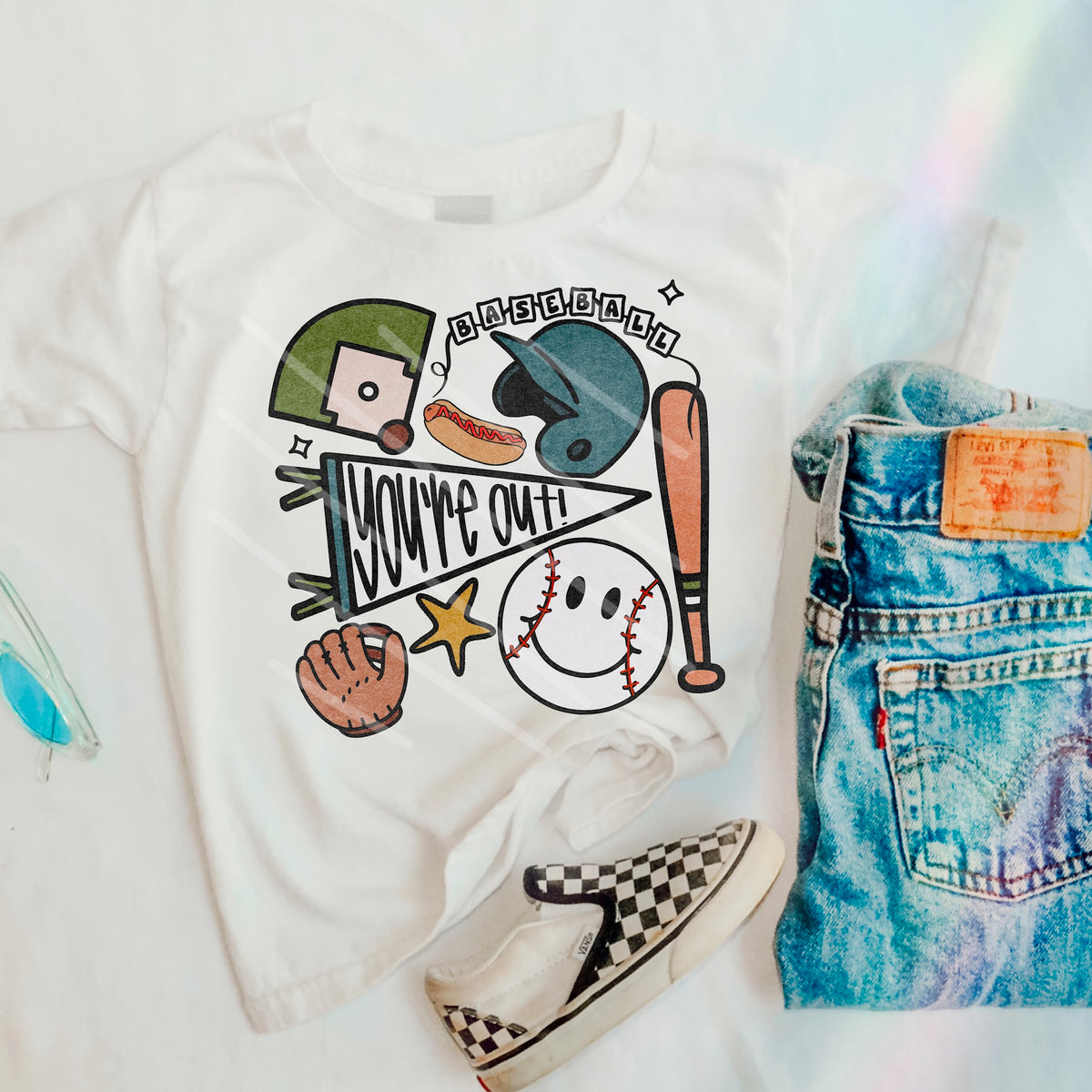 You’re Out Baseball (saved)  DTF transfer