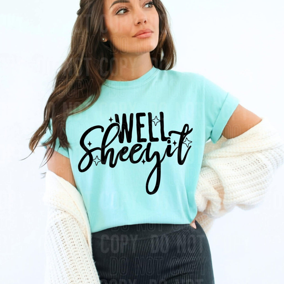 Well Sheeyit BLACK SBB DTF transfer